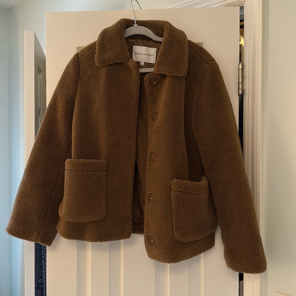 Rebecca Minkoff Short Teddy Coat